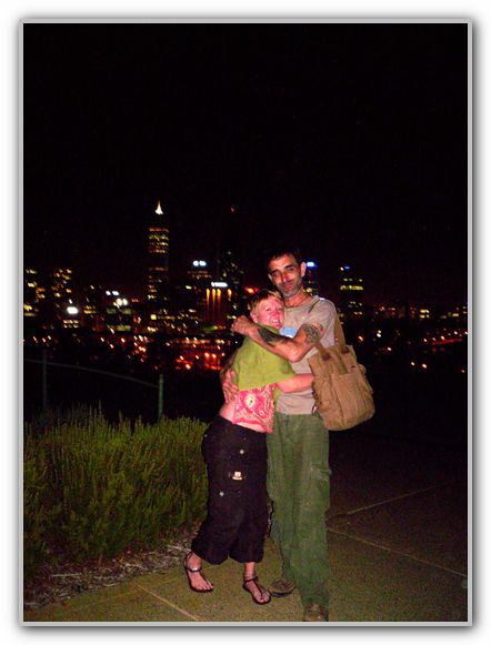 Stuart & a slightly sunburned Karen at Kings Park Feb 13th 2007